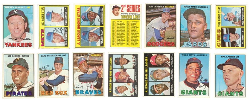 1967 Topps Baseball Complete Set (609)